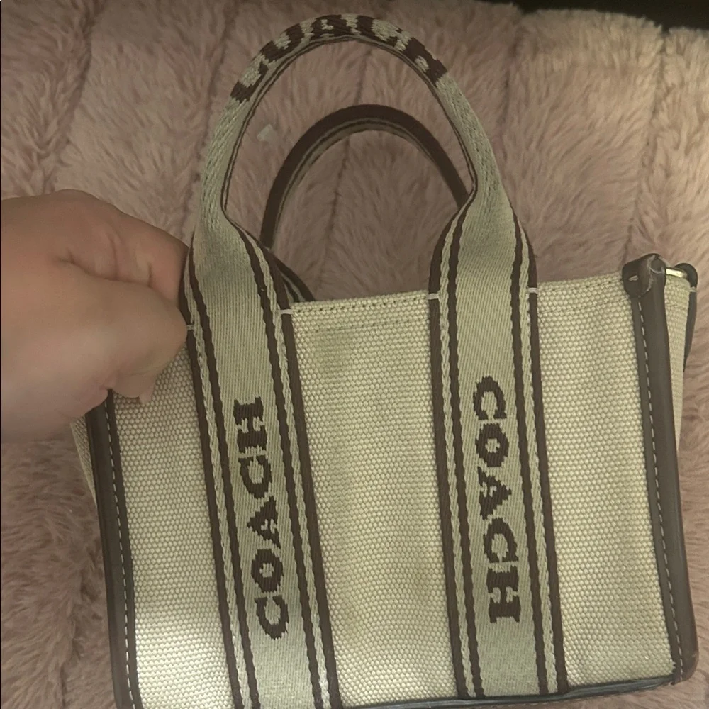 Coach Smith Canvas Mini Tote - Picture 6 of 11